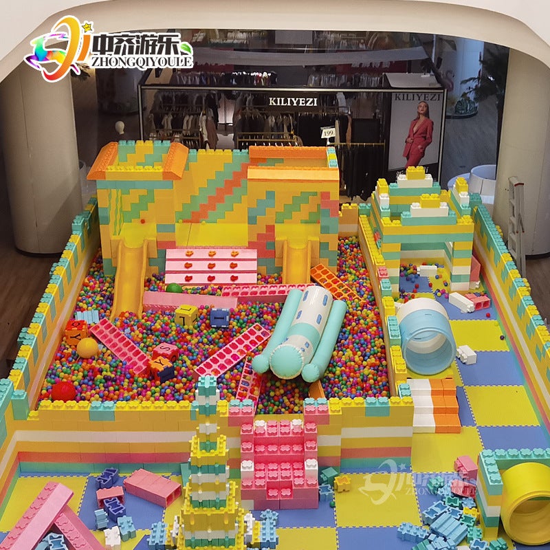 Large Block Brick Children Toy Playground Castle House Fence Large Block Epp Foam Building Blocks - Image 4